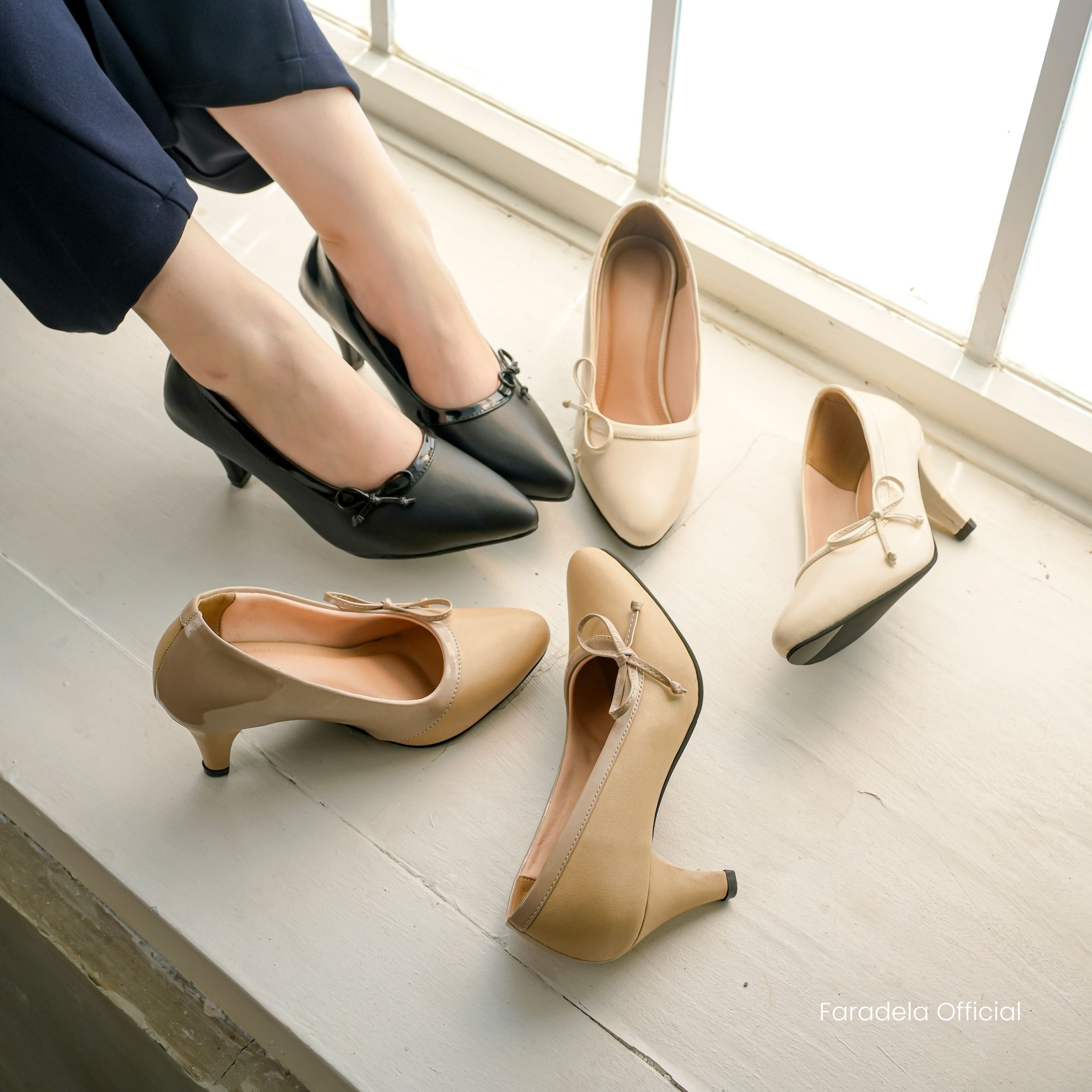 Gea Sepatu Wanita Heels 7F01-01